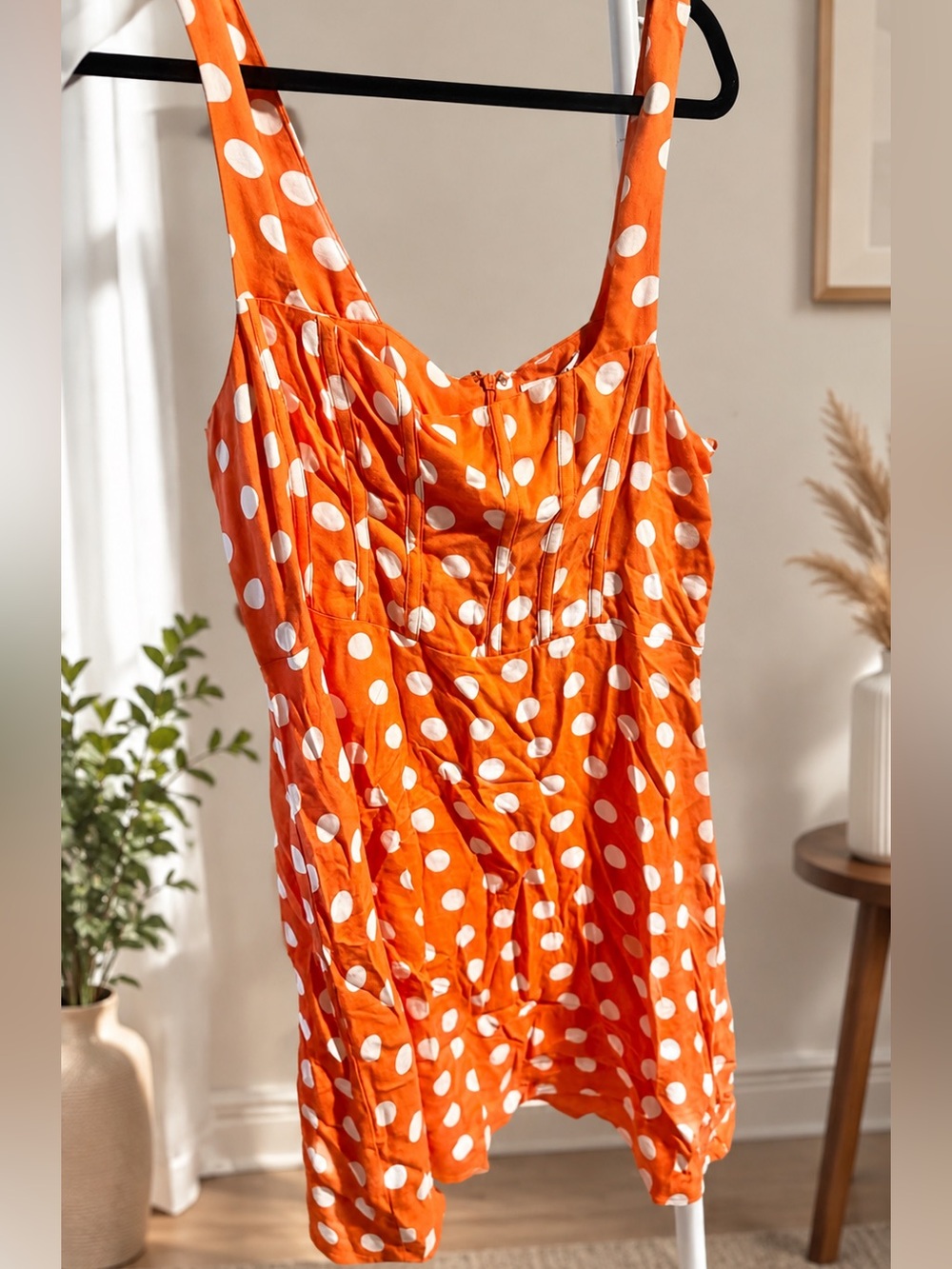 NWT Orange Polka Dot Sundress
